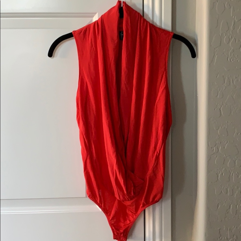 Marciano red body suit XS